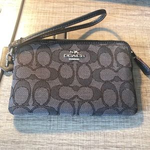 Small coach wristlet